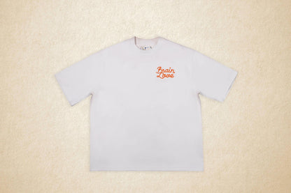 Love You T Shirt White Short Sleeve Cotton Tee Relaxed Fit - MENLL