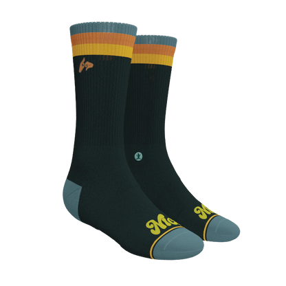 The Wine Dine & 69 | Route 69 Heel Hammock™ Crew Socks Shinesty