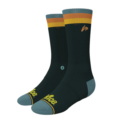 The Wine Dine & 69 | Route 69 Heel Hammock™ Crew Socks Shinesty