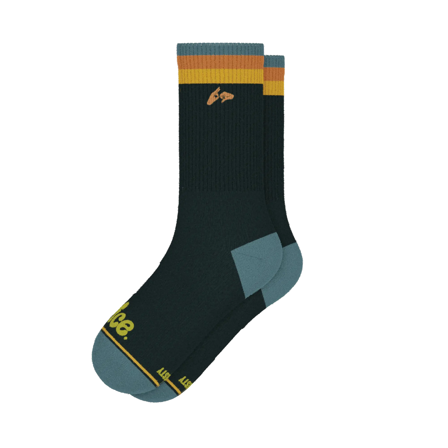 The Wine Dine & 69 | Route 69 Heel Hammock™ Crew Socks Shinesty