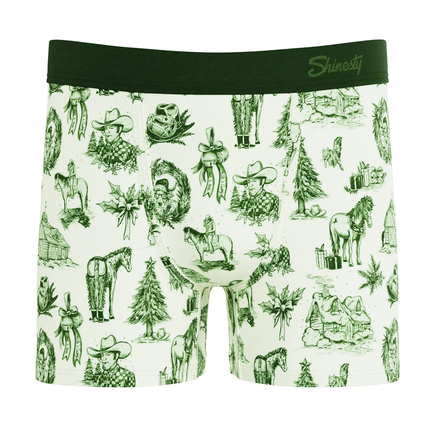 The Western Wonderland | Western Toile Boy's Boxer Briefs Shinesty