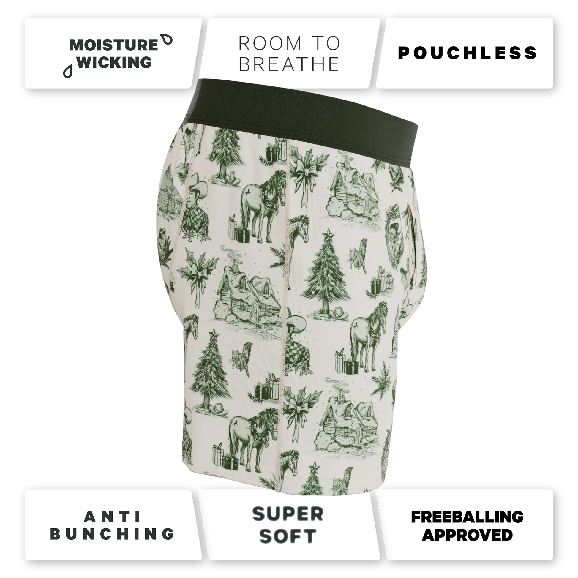 The Western Wonderland | Western Toile  Men’s Boxers - MENLL