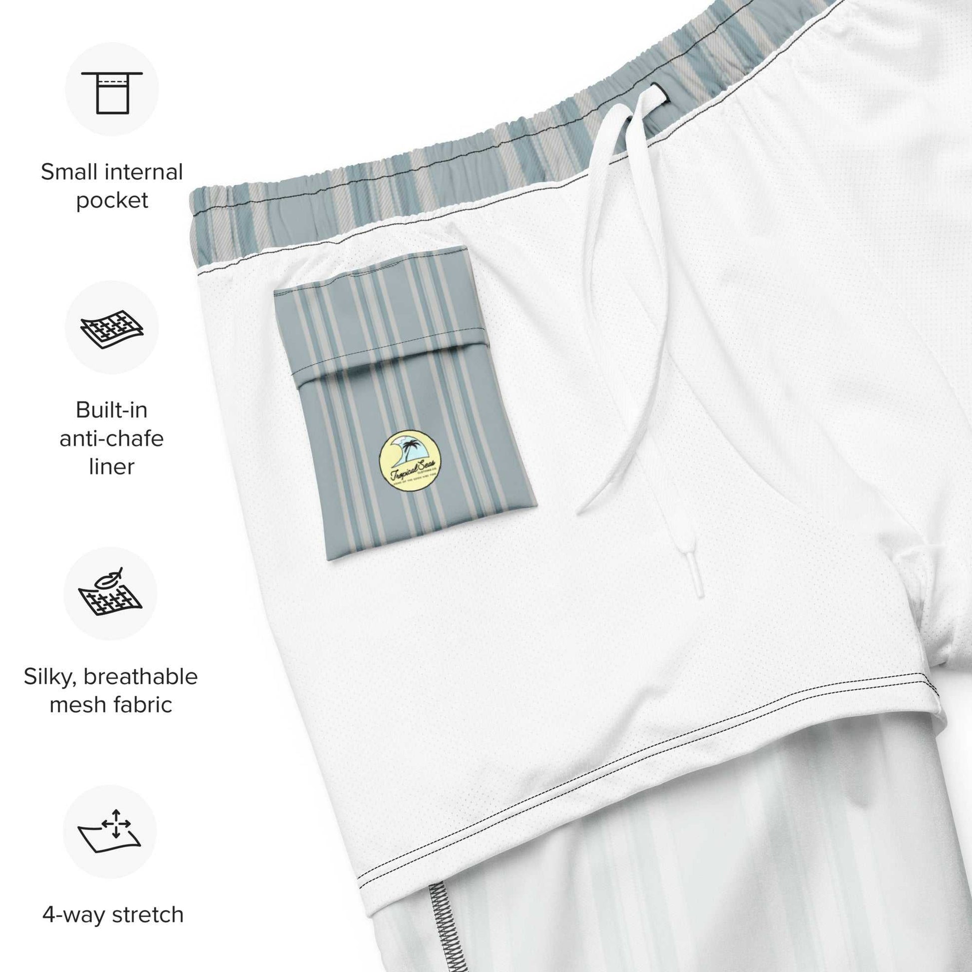 Men's Yacht Club Aristocrat swim trunks | Brinks Island Collection - MENLL