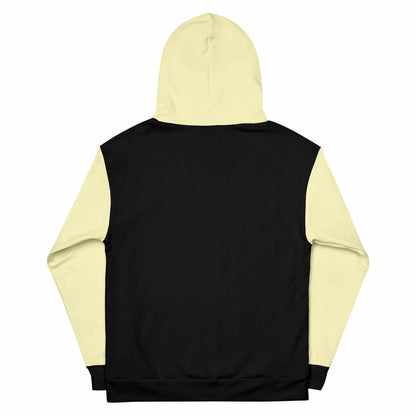 Cream Yellow Two-Tone Tropical Seas Hoodie - MENLL