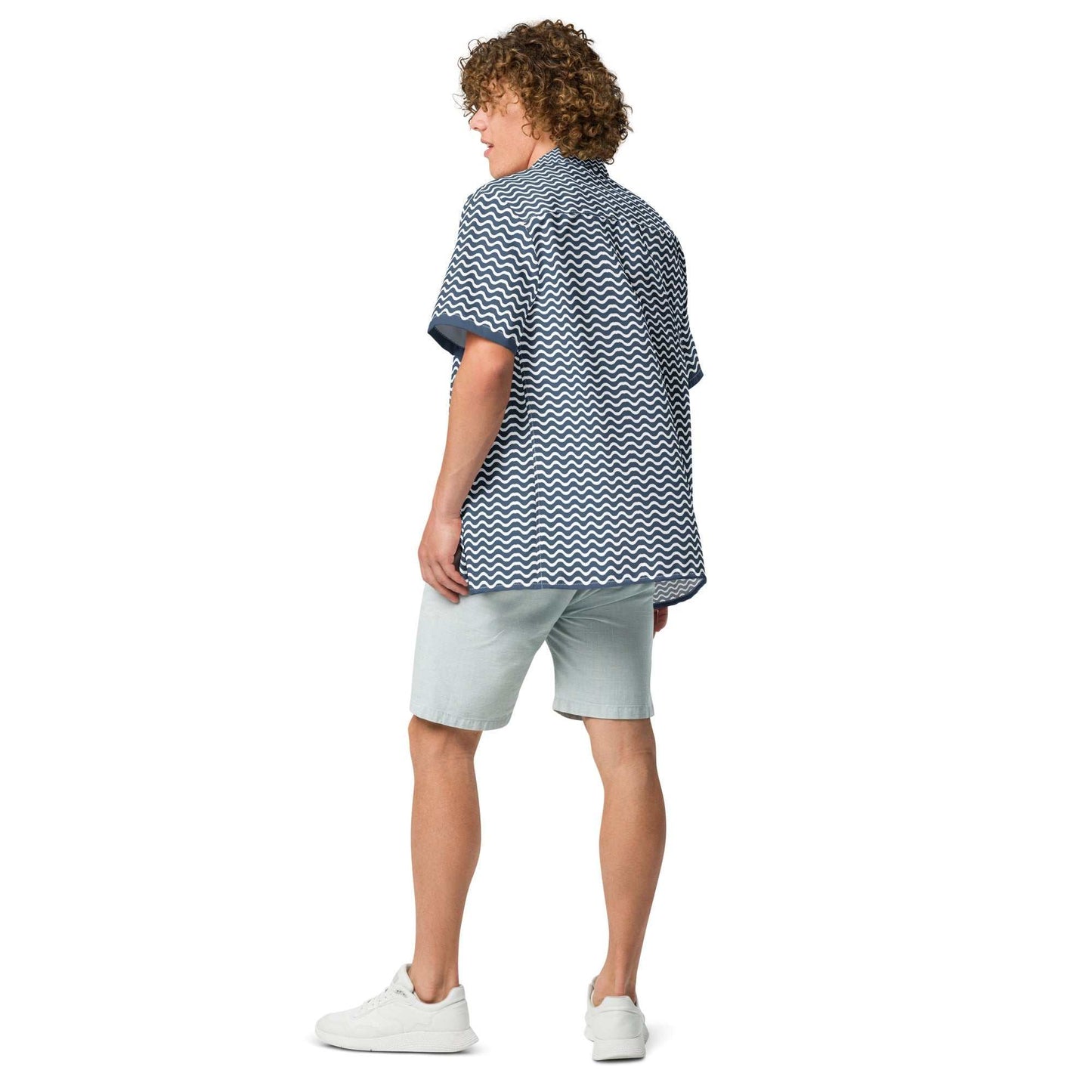 Proud Sailor Button Down Camp Shirt - MENLL
