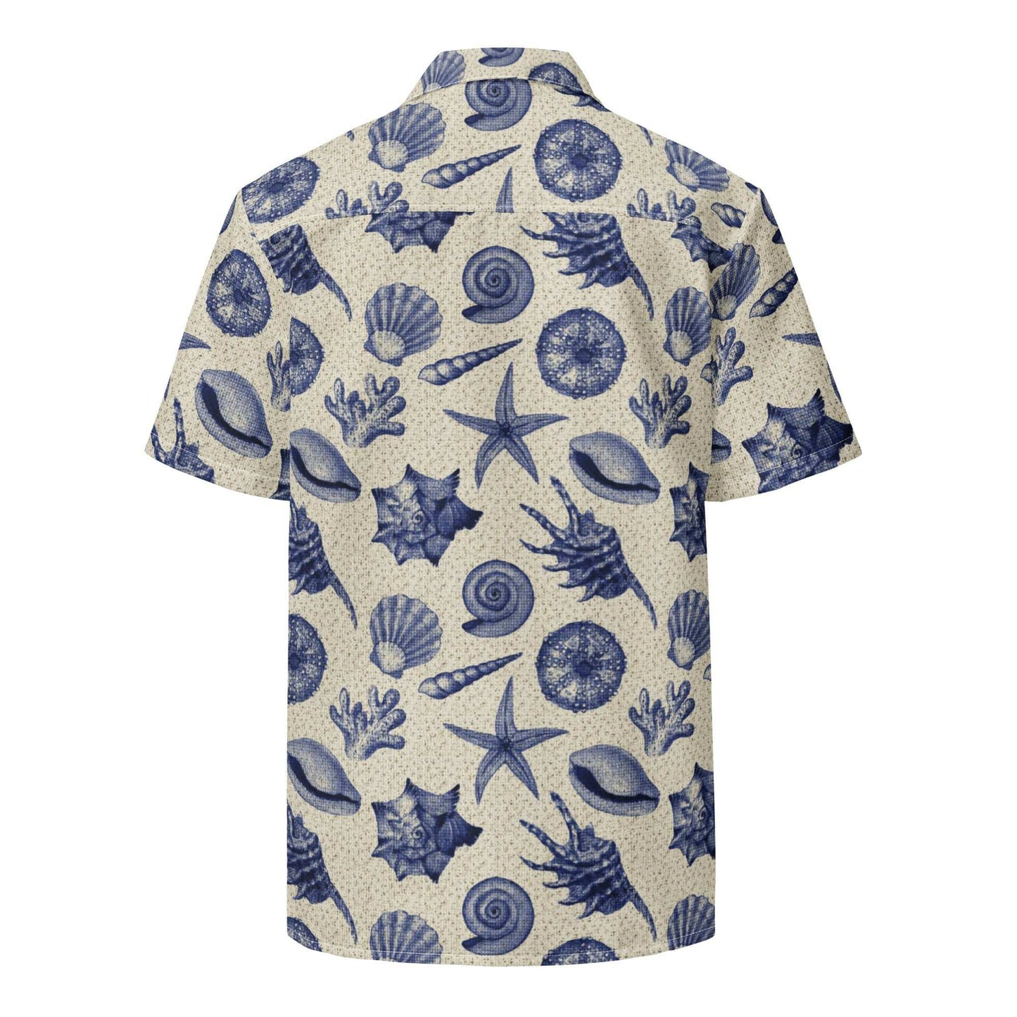 Men’s Vintage Beach Shell Hawaiian Shirt – Lightweight & Sustainable - MENLL