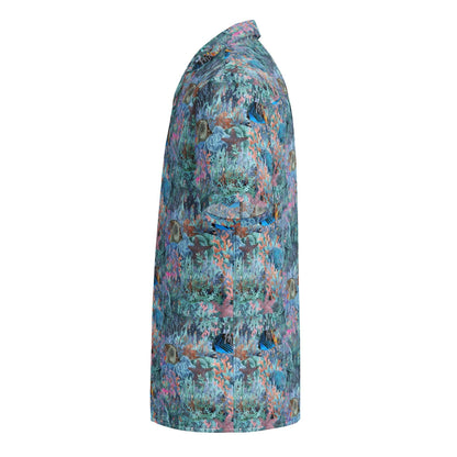 Marine Life Party Button Down Hawaiian Shirt - MENLL