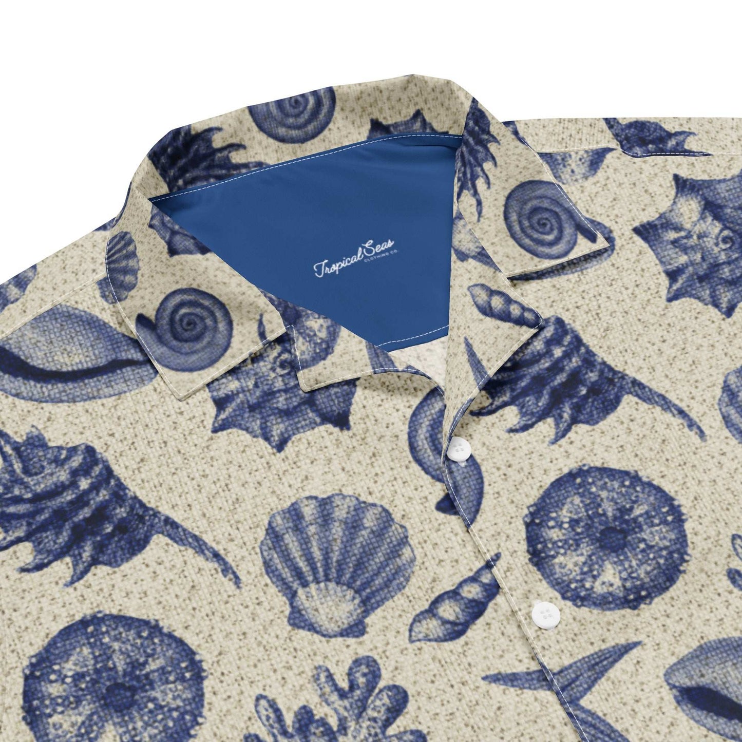 Men’s Vintage Beach Shell Hawaiian Shirt – Lightweight & Sustainable - MENLL