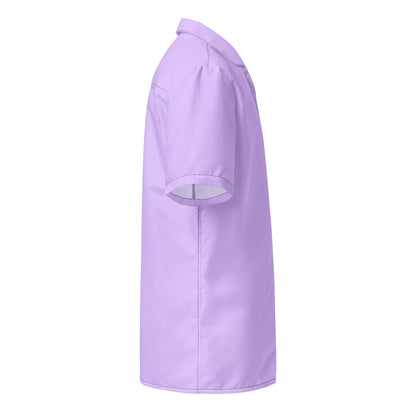 Labelless Deep Purple Button Down Camp Shirt - MENLL