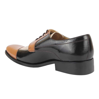 Alpha Leather Oxford Style Dress Shoes - MENLL