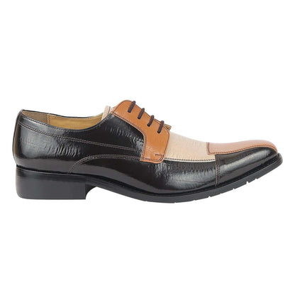 Alpha Leather Oxford Style Dress Shoes - MENLL