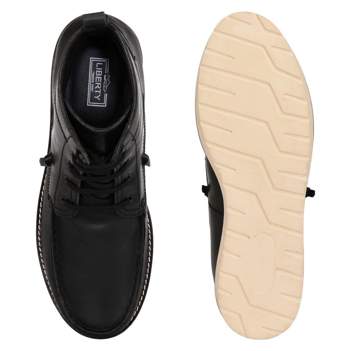 Shoes - Auda Leather Lace-Up Boots LIBERTYZENO