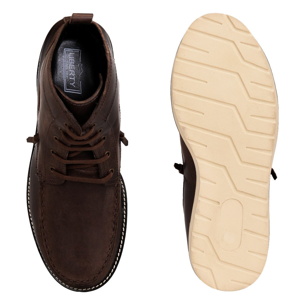 Shoes - Auda Leather Lace-Up Boots LIBERTYZENO