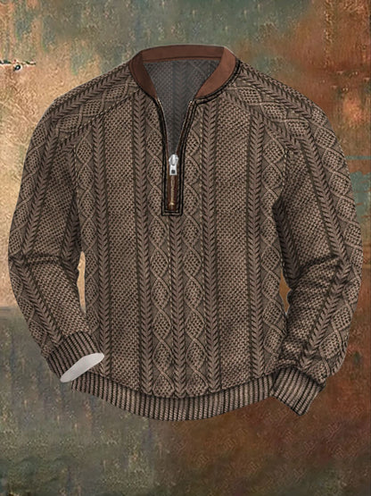 MENLL Slim Fit Hoodie Autumn Winter Men's Digital Print Comfortable Top