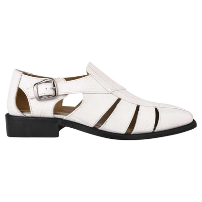 Bidwill Genuine Leather Fisherman Flat Sandals - MENLL