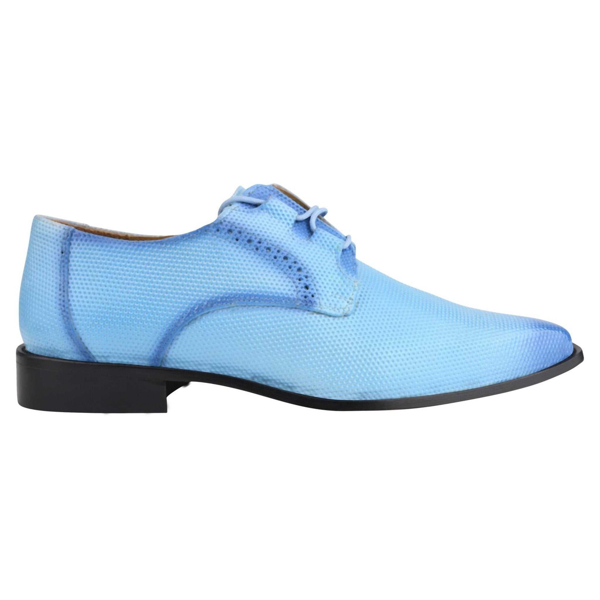 Blacktown Genuine Leather Oxford Style Lace-Up Dress Shoes For Men - MENLL