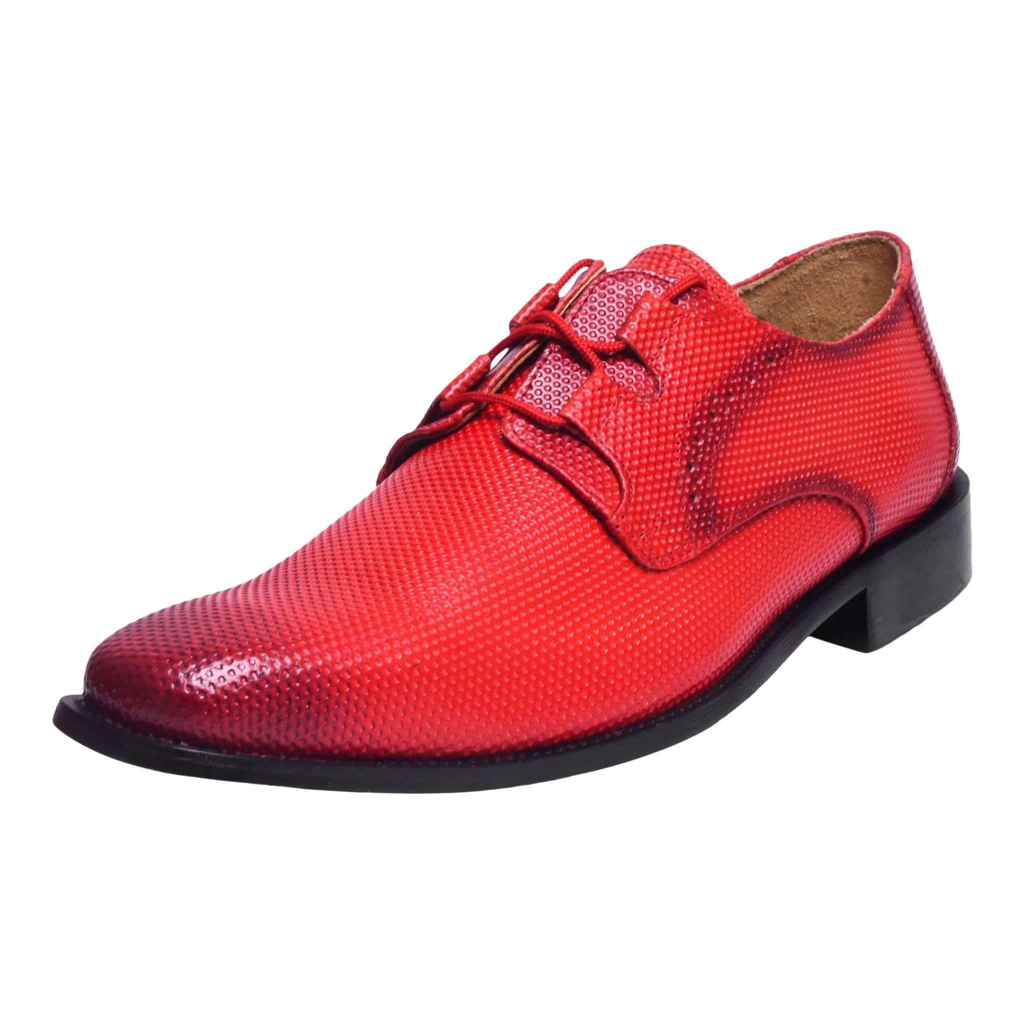 Blacktown Genuine Leather Oxford Style Lace-Up Dress Shoes For Men - MENLL
