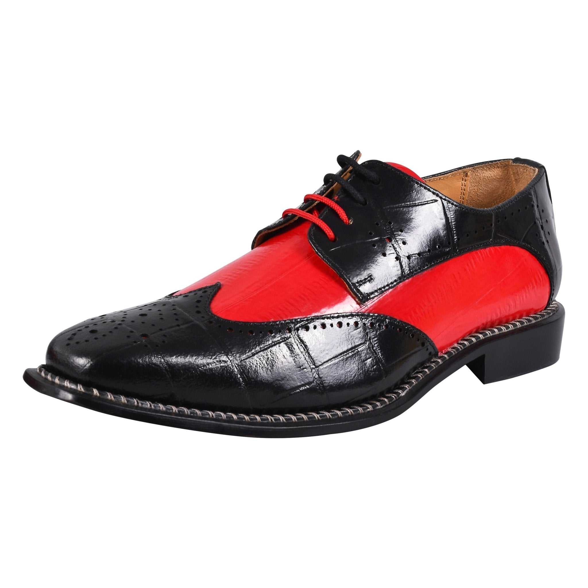 Boyka Leather Red Bottom Oxford Style Dress Shoes - MENLL