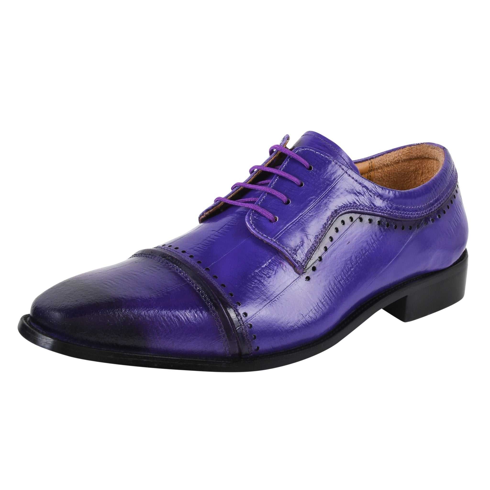 BRUCE Leather Oxford Style Dress Shoes - MENLL