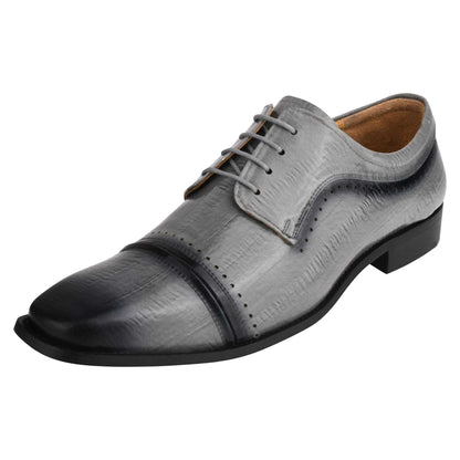 BRUCE Leather Oxford Style Dress Shoes - MENLL