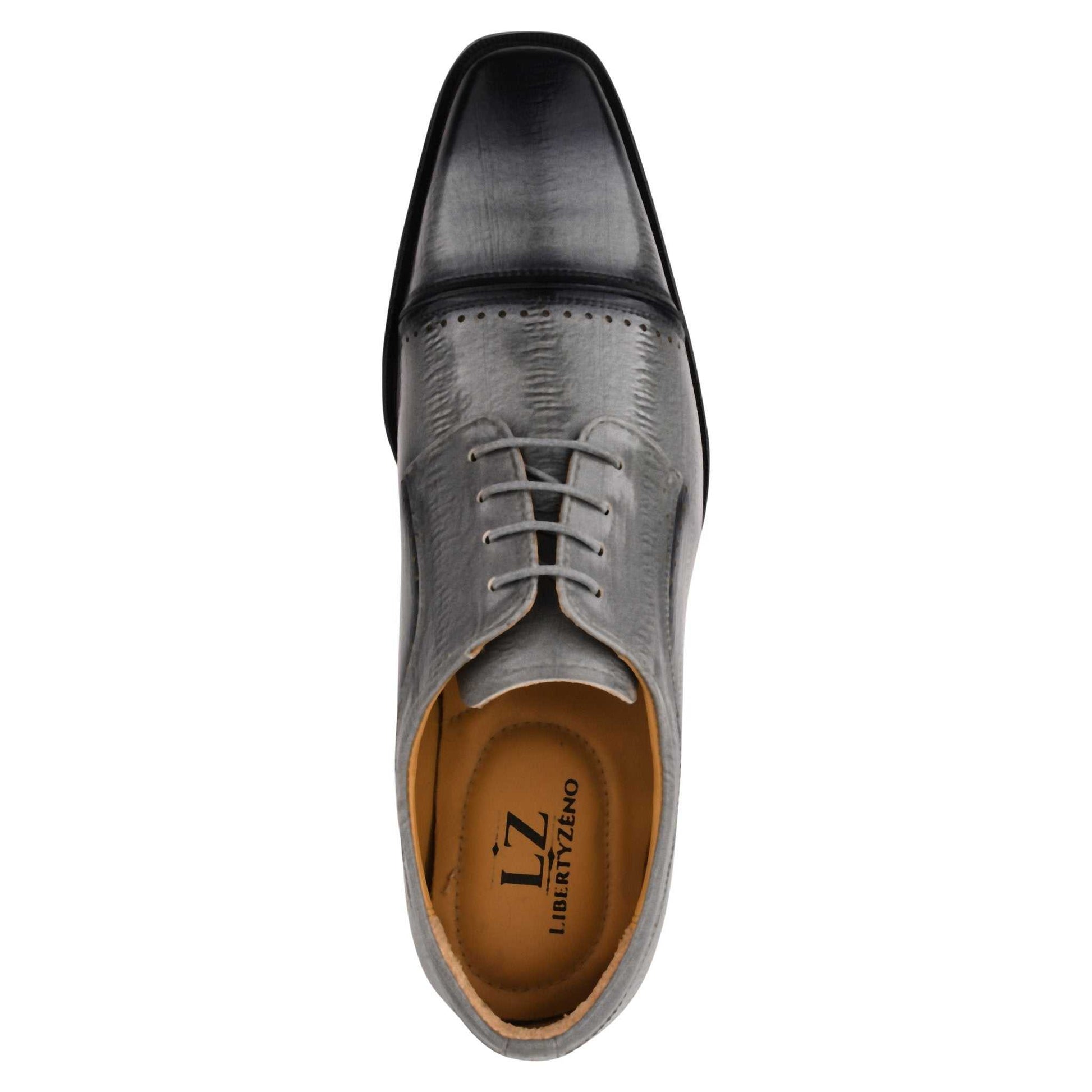 BRUCE Leather Oxford Style Dress Shoes - MENLL