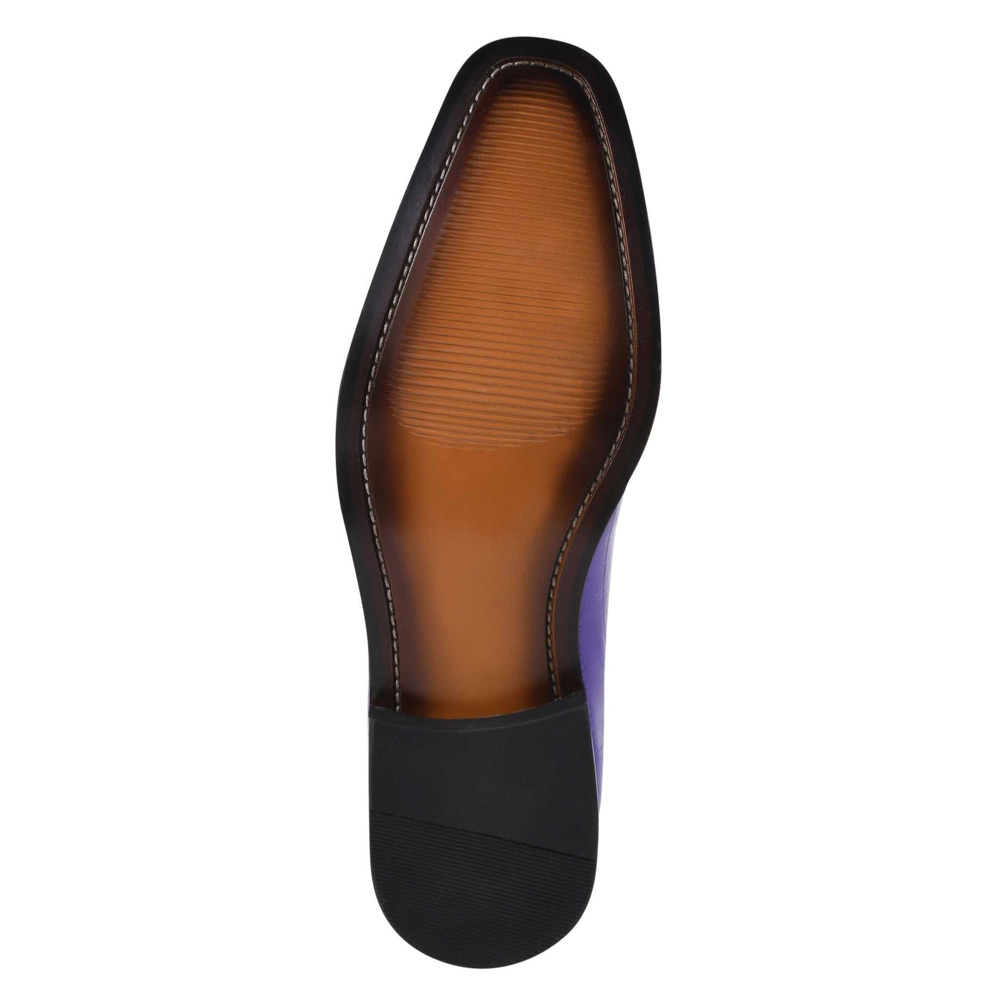 BRUCE Leather Oxford Style Dress Shoes - MENLL
