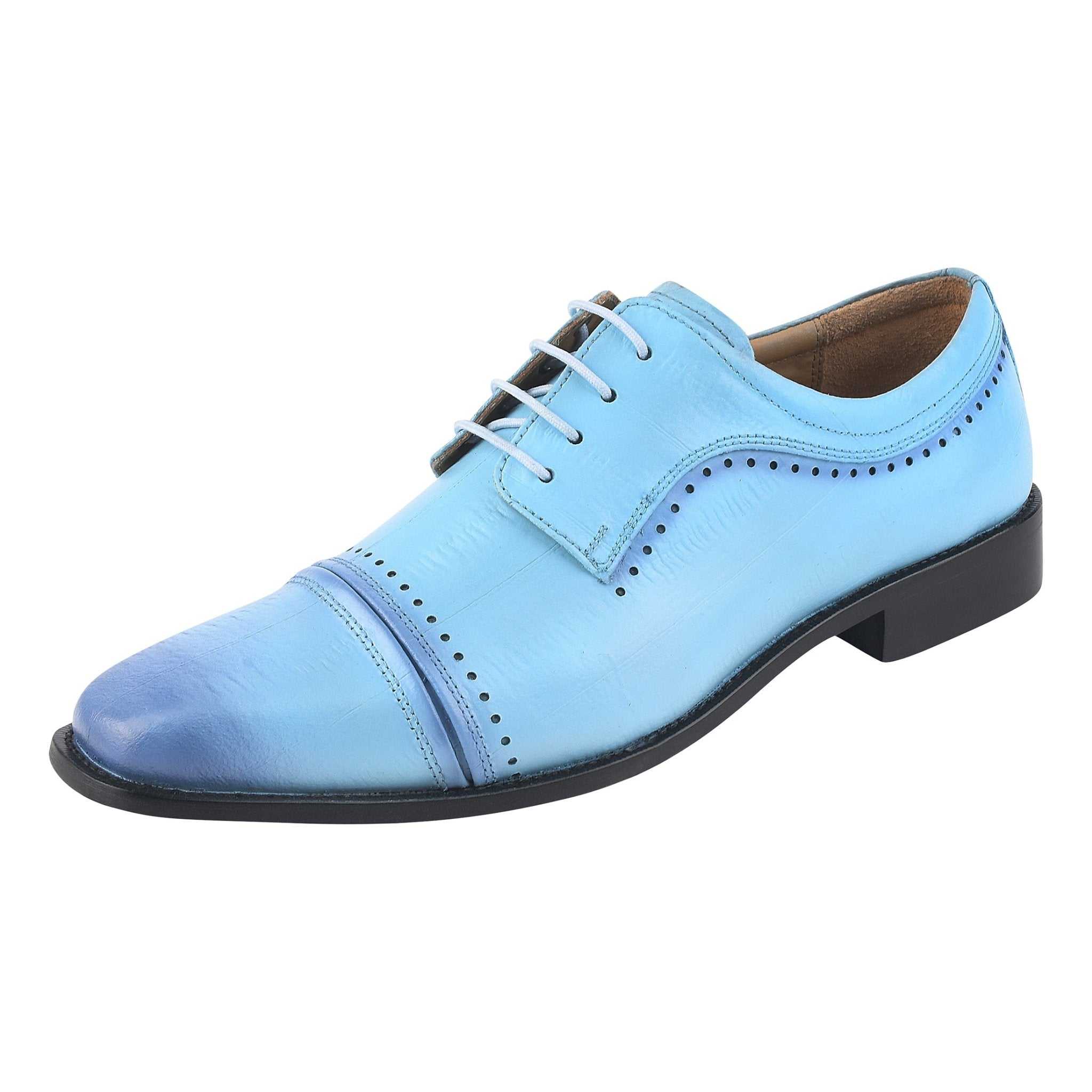 BRUCE Leather Oxford Style Dress Shoes - MENLL