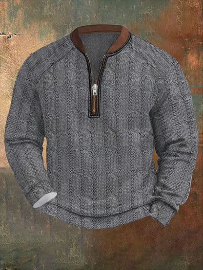 MENLL Slim Fit Hoodie Autumn Winter Men's Digital Print Comfortable Top