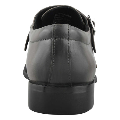 Chatswood Leather Oxford Style Monk Straps - MENLL