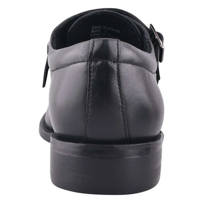 Chatswood Leather Oxford Style Monk Straps - MENLL
