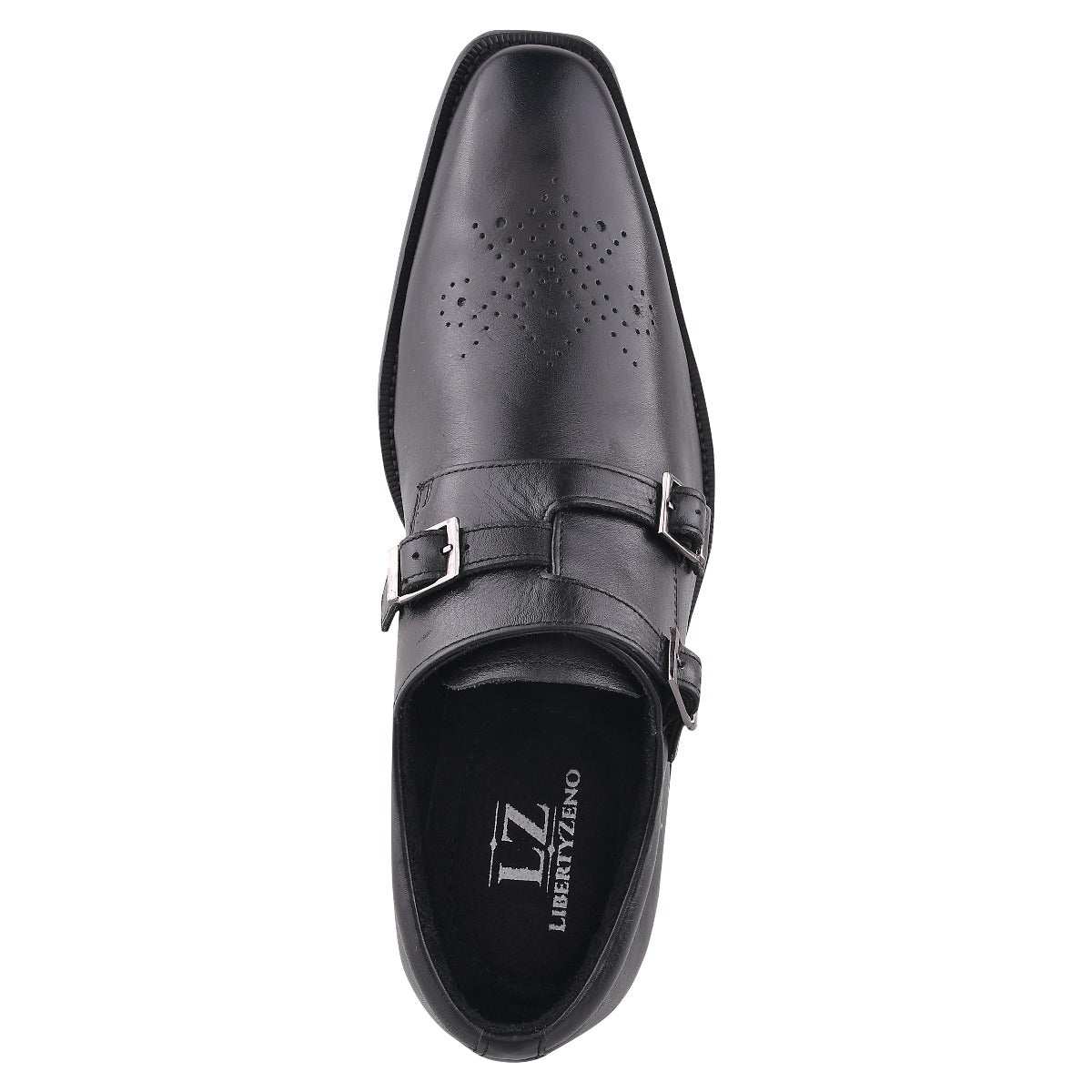 Chatswood Leather Oxford Style Monk Straps - MENLL