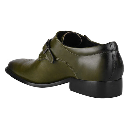 Chatswood Leather Oxford Style Monk Straps - MENLL