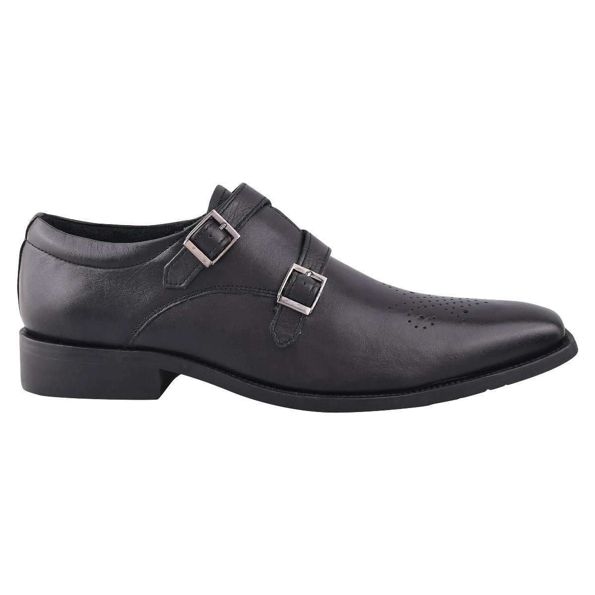 Chatswood Leather Oxford Style Monk Straps - MENLL