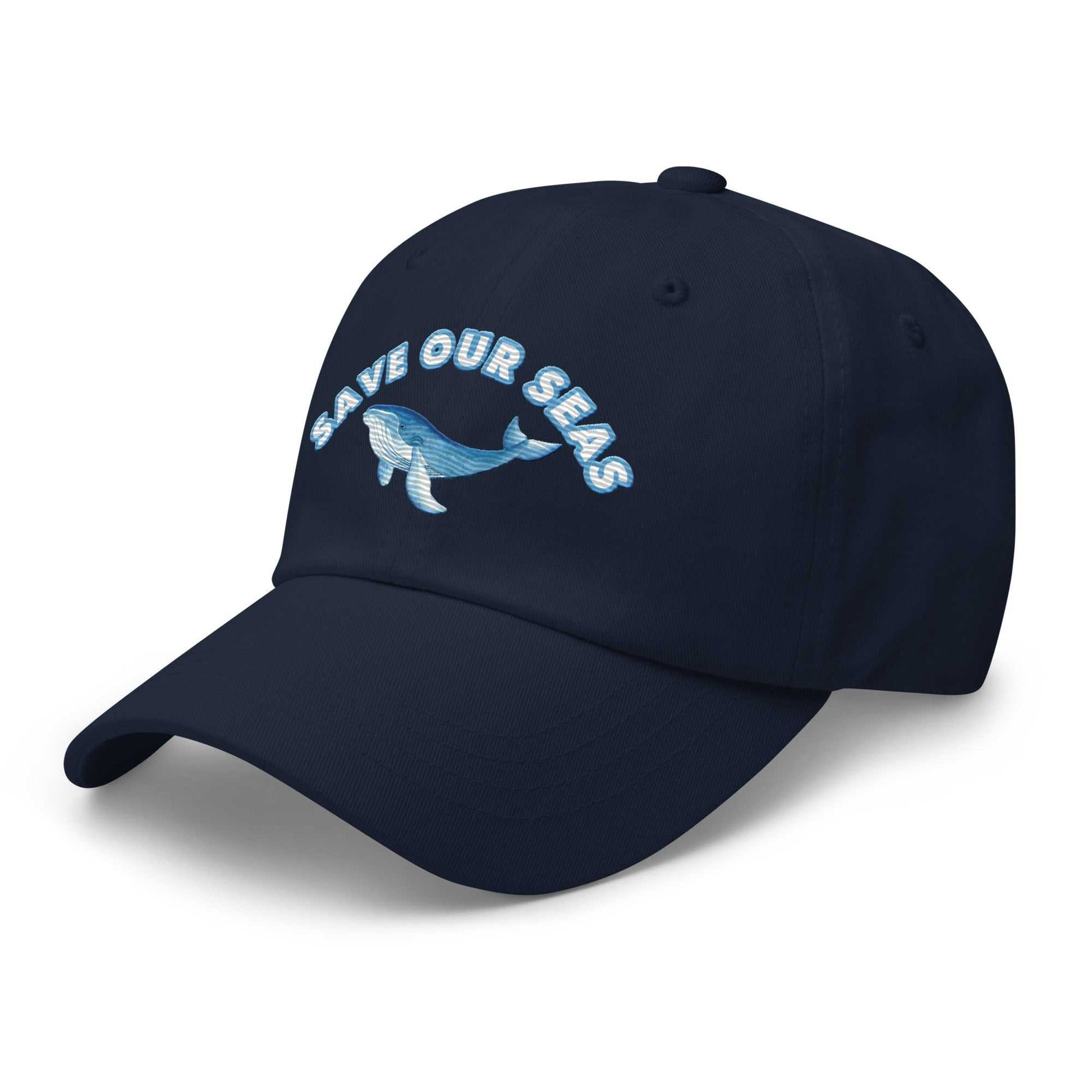 Save Our Seas Whale Dad hat: Pulls 4 pounds of ocean plastic! - MENLL