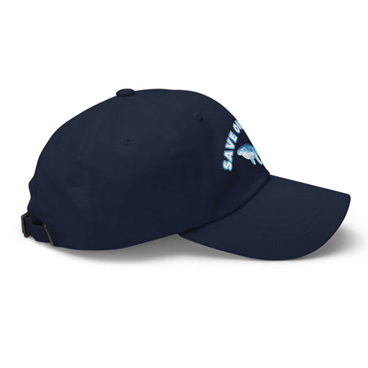 Save Our Seas Whale Dad hat: Pulls 4 pounds of ocean plastic! - MENLL