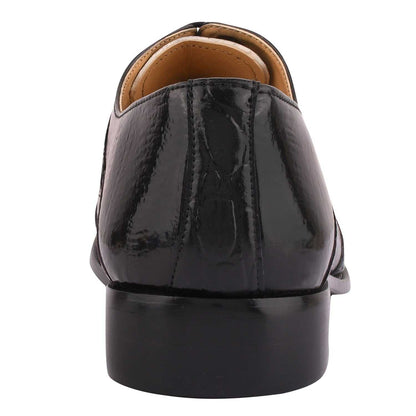 Dallas Genuine Leather Oxford Style Brogue Dress Shoes - MENLL