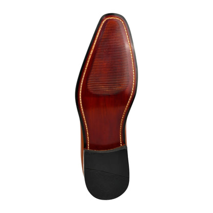 Debonair Genuine Leather Oxford Style Dress Shoes For Men