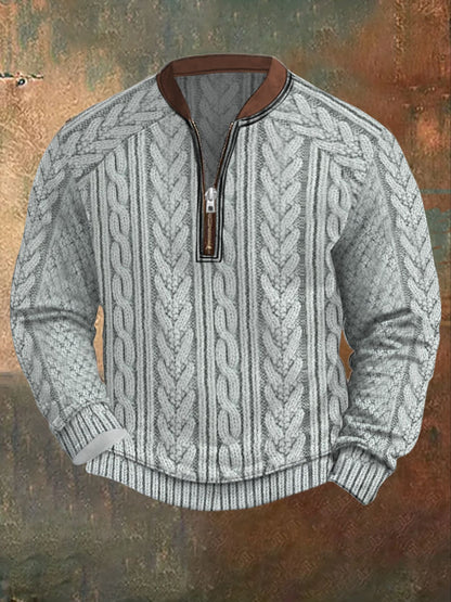 MENLL Slim Fit Hoodie Autumn Winter Men's Digital Print Comfortable Top