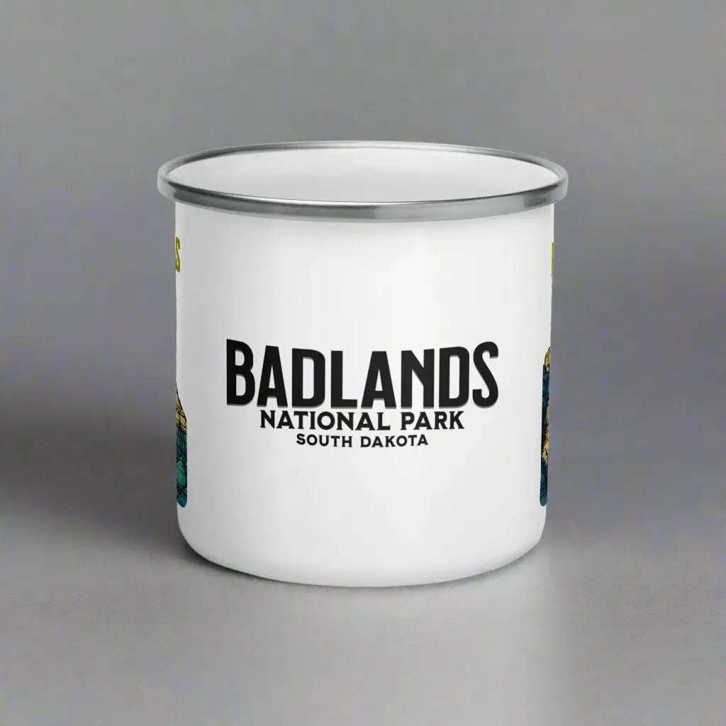 Badlands National Park Durable Enamel Camp Mug - MENLL