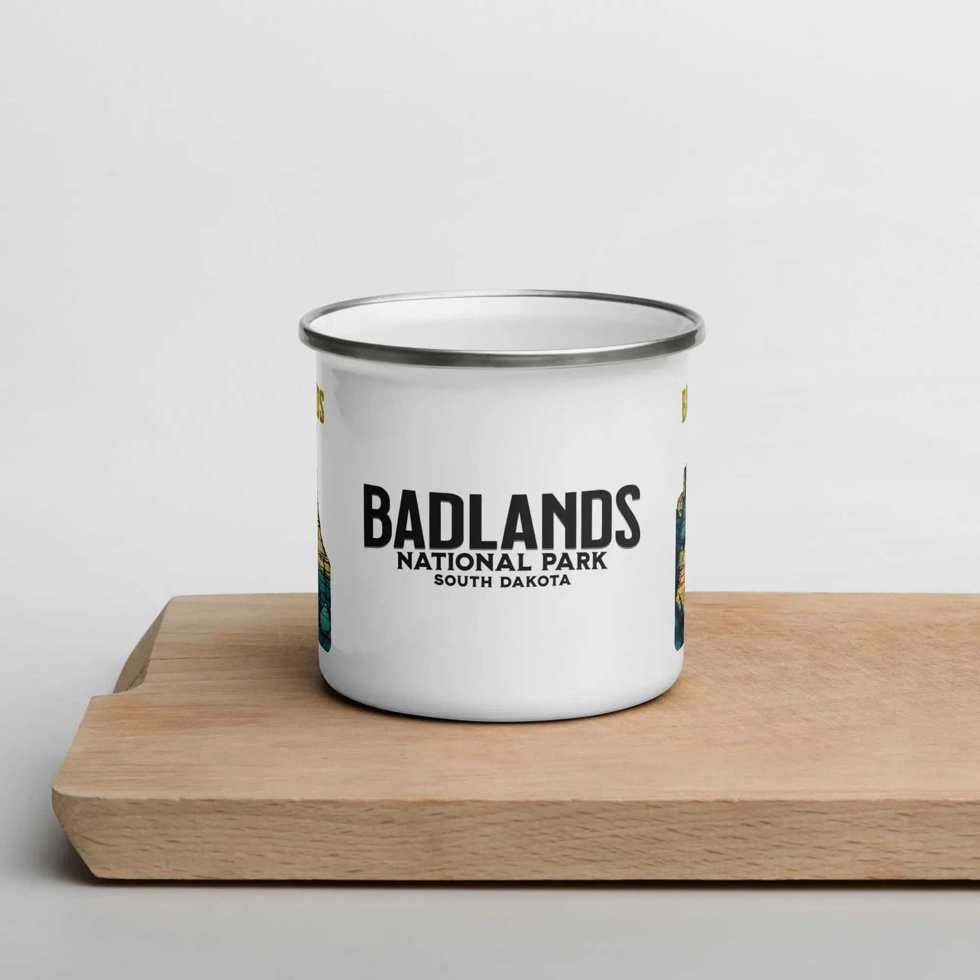 Badlands National Park Durable Enamel Camp Mug - MENLL