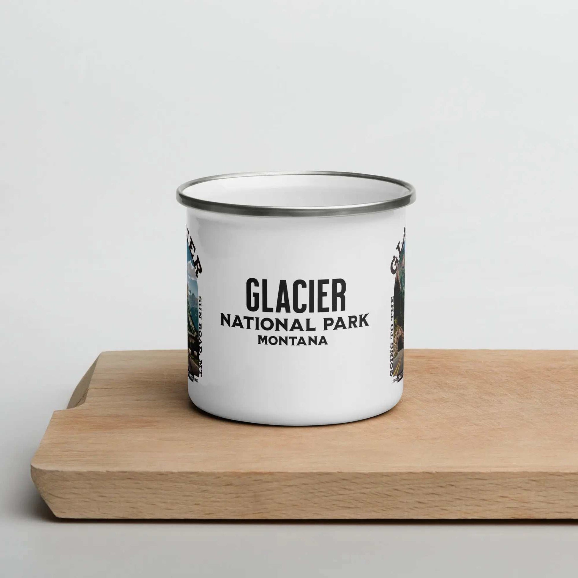 Glacier National Park Durable Enamel Camp Mug Going To The Sun Road - MENLL