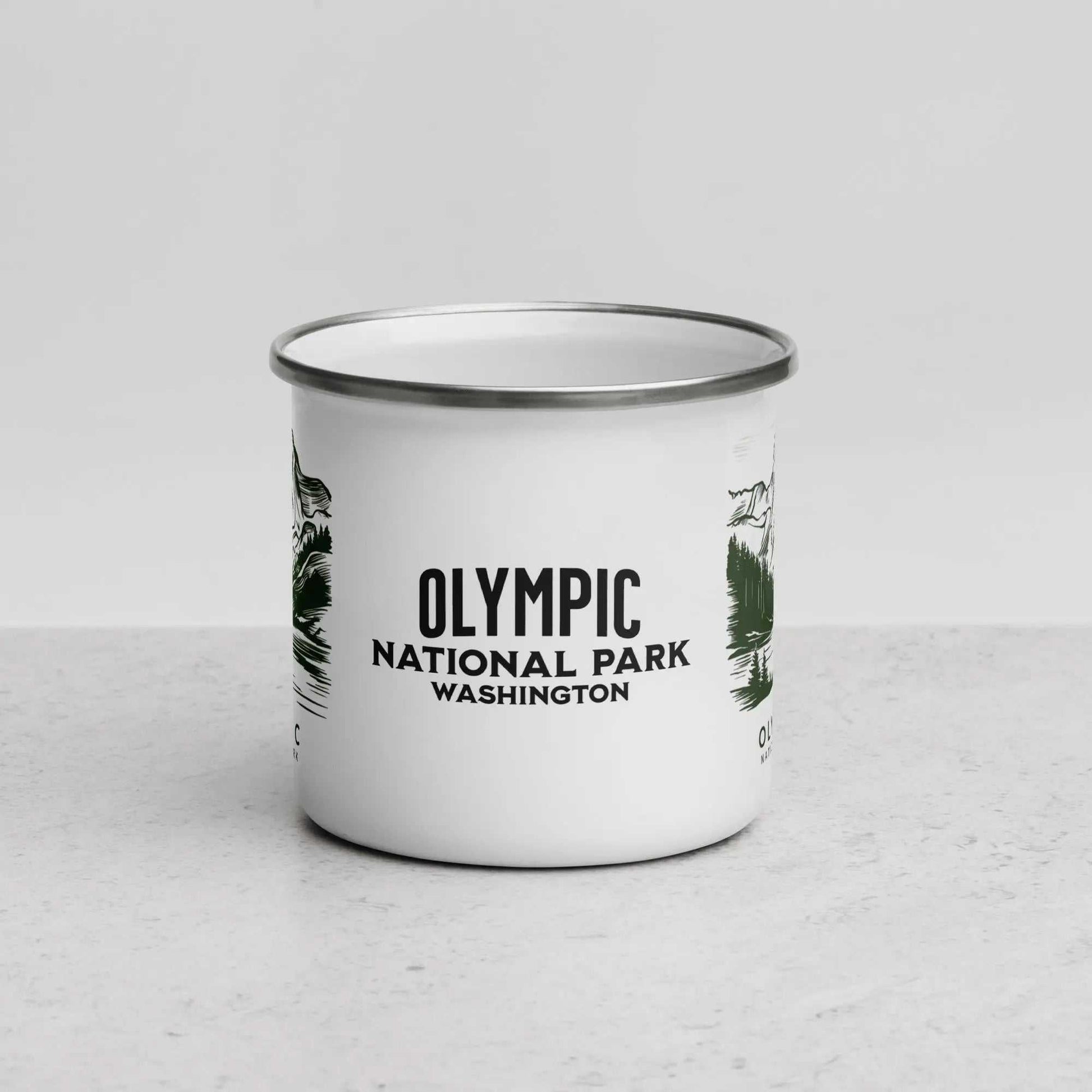 Olympic National Park Durable Enamel Camp Mug - MENLL