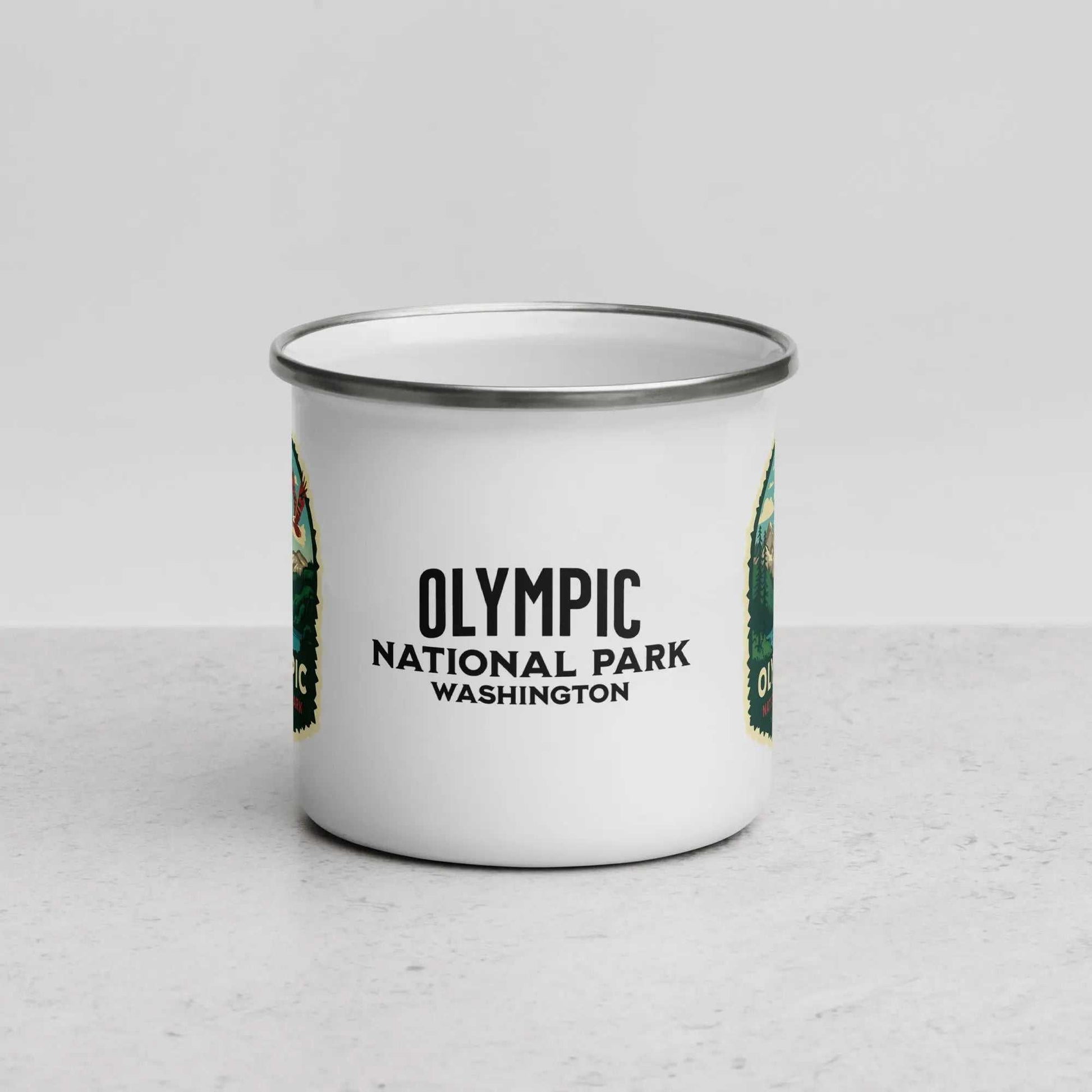 Olympic National Park Durable Enamel Camp Mug - MENLL