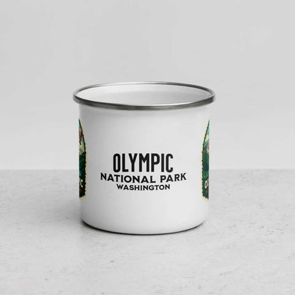 Olympic National Park Durable Enamel Camp Mug - MENLL
