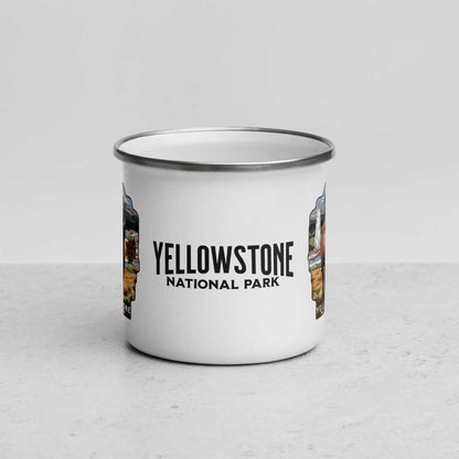 Yellowstone National Park Durable Enamel Camp Mug - MENLL