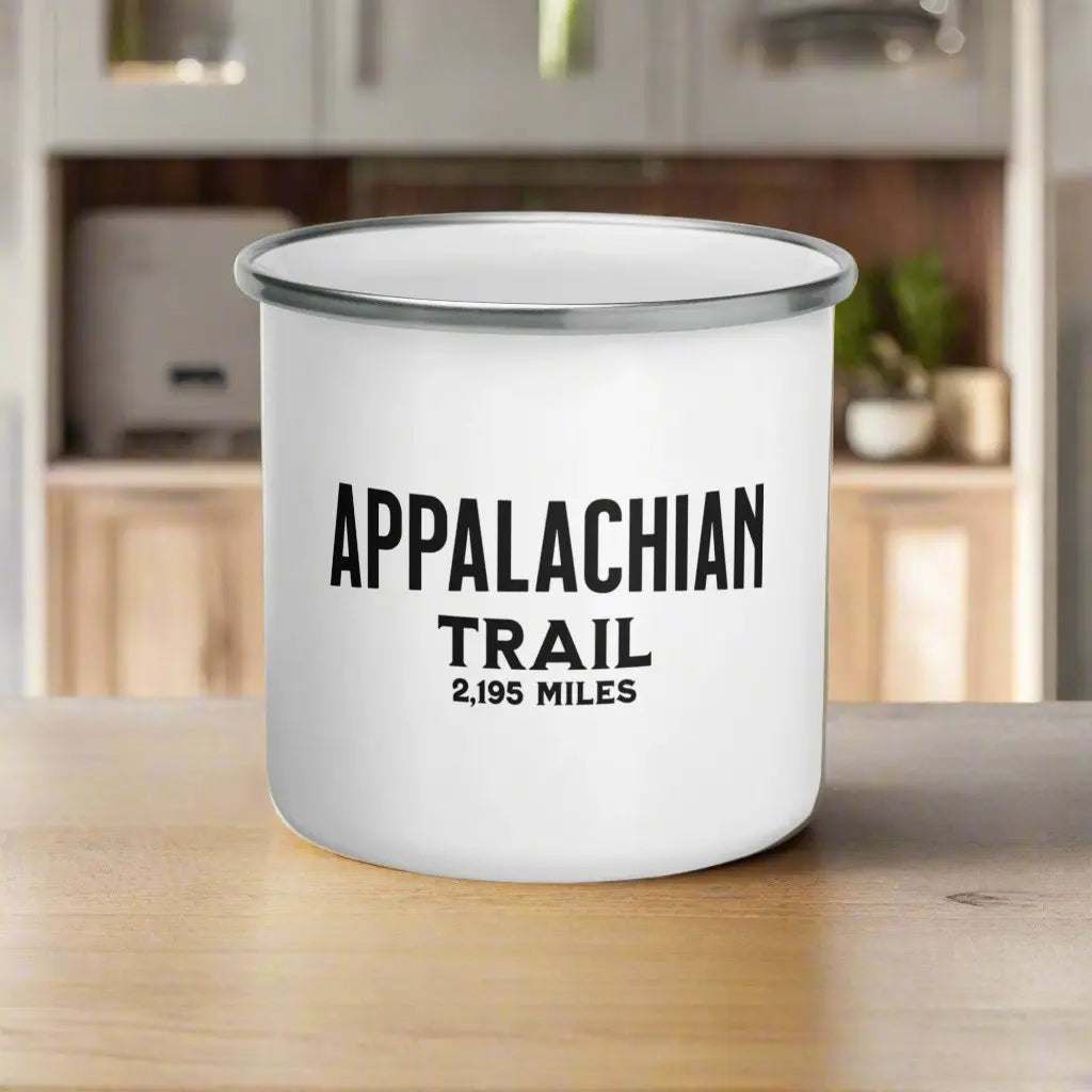Appalachian National Scenic Trail Enamel AT Camp Mug Evening Blaze - MENLL
