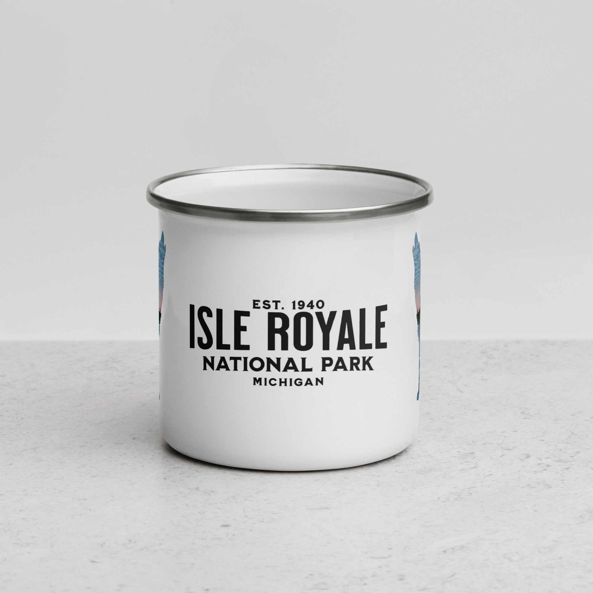 Isle Royale National Park Wolf Camp Mug - MENLL