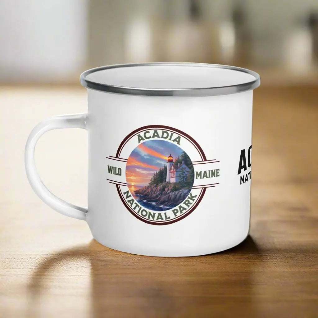 Acadia National Park Durable Enamel Camp Mug - MENLL