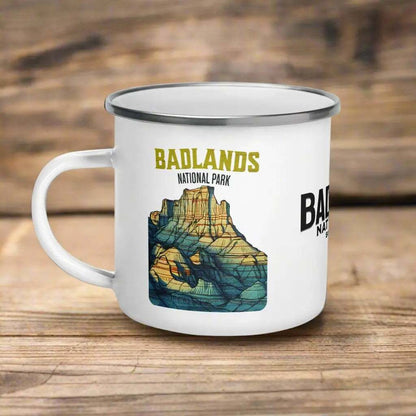 Badlands National Park Durable Enamel Camp Mug - MENLL