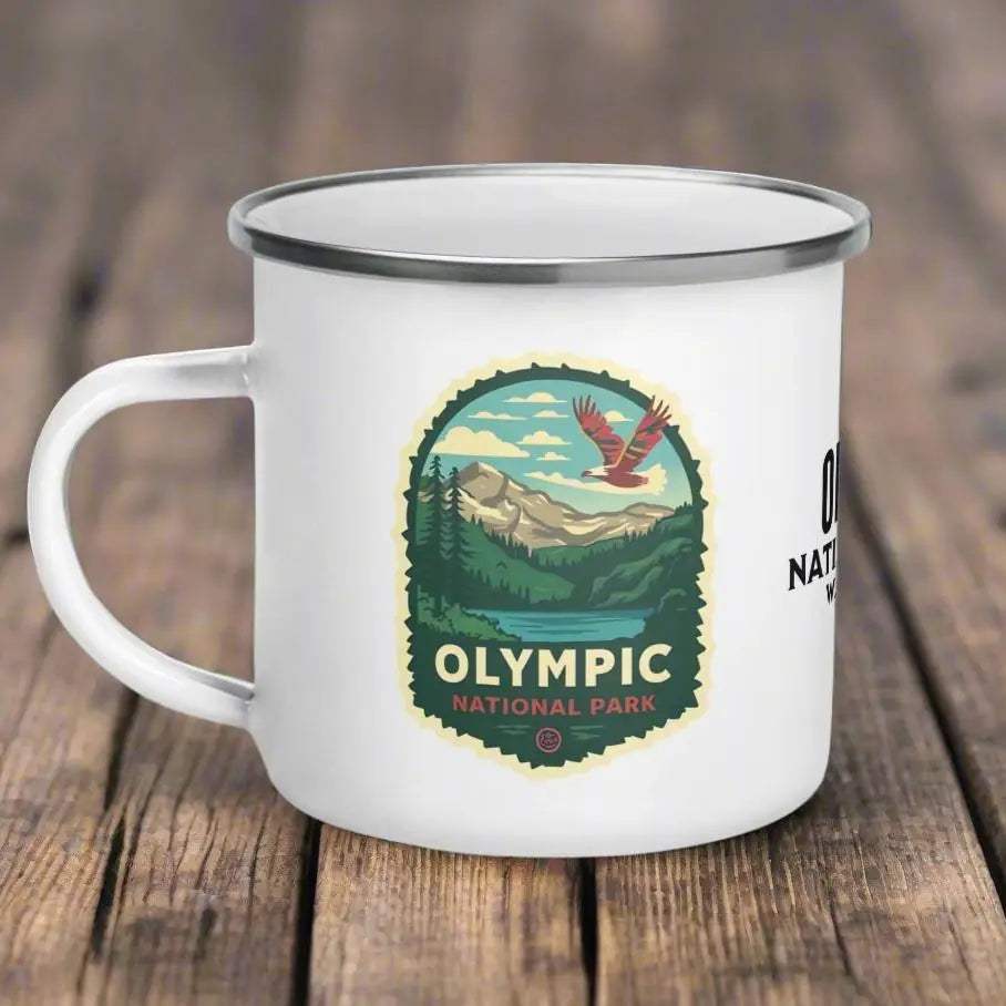 Olympic National Park Durable Enamel Camp Mug - MENLL